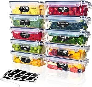 Meal prep containers for weekly family meal prep