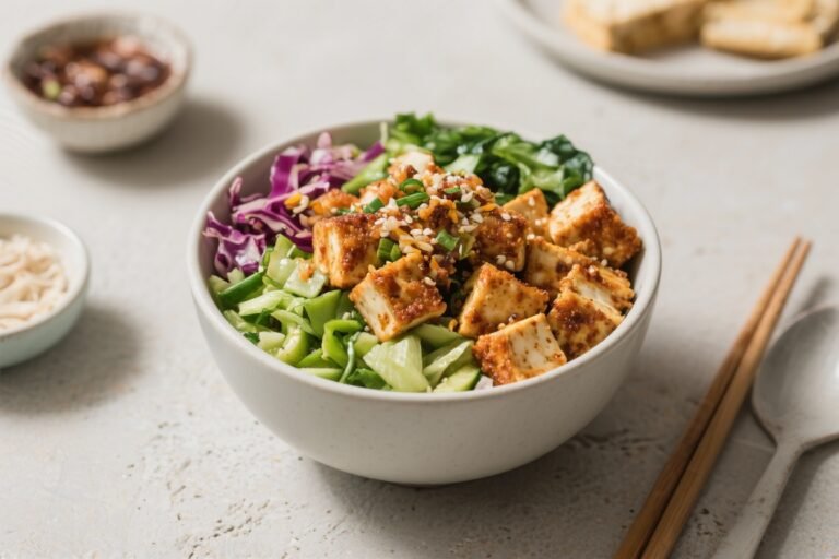 Crispy Tofu Power Bowls – A Fresh, Satisfying Weeknight Meal