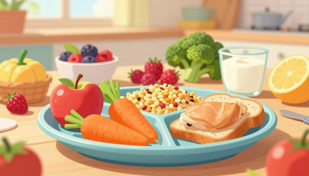 essential food groups for kids