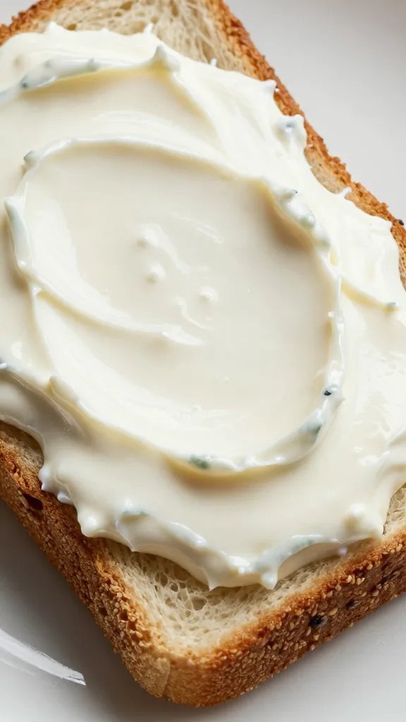 Sandwich with yogurt-based mayo spread