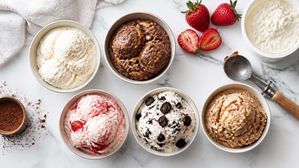 Cottage cheese ice cream 