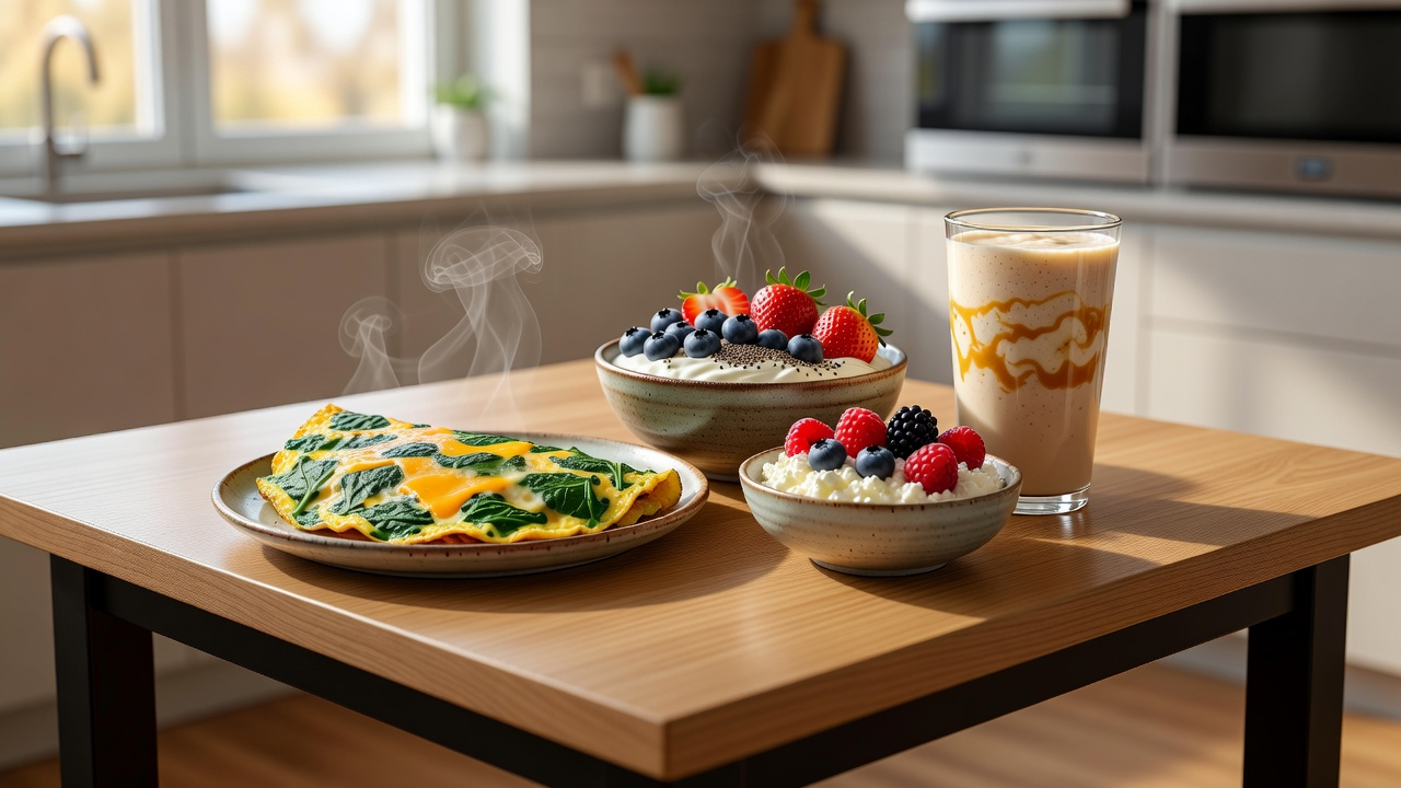 high protein breakfast